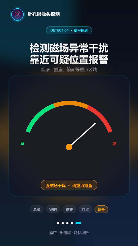 针孔摄像头探测
