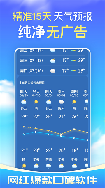 天气预报纯净版