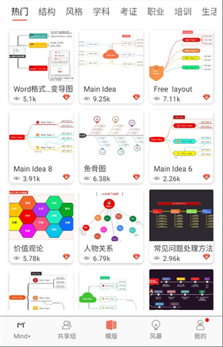 寻简思维导图app