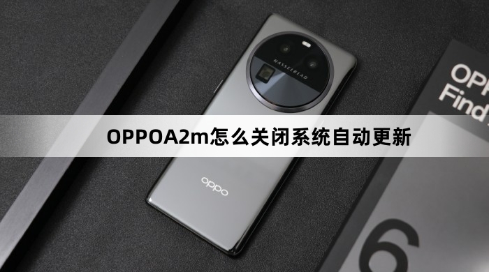OPPOA2m如何关闭系统自动更新
