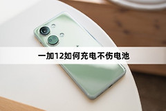 一加12怎么充电不伤电池