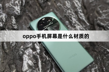 oppo手机屏幕是什么材质的？