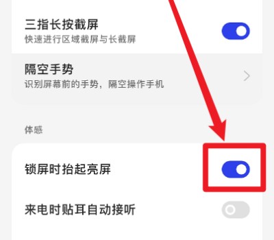 一加 Ace 2如何开启抬手亮屏