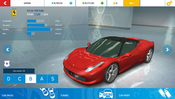 狂野飙车氮气加速破解版