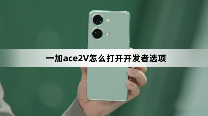 一加ace2V打开开发者选项教程