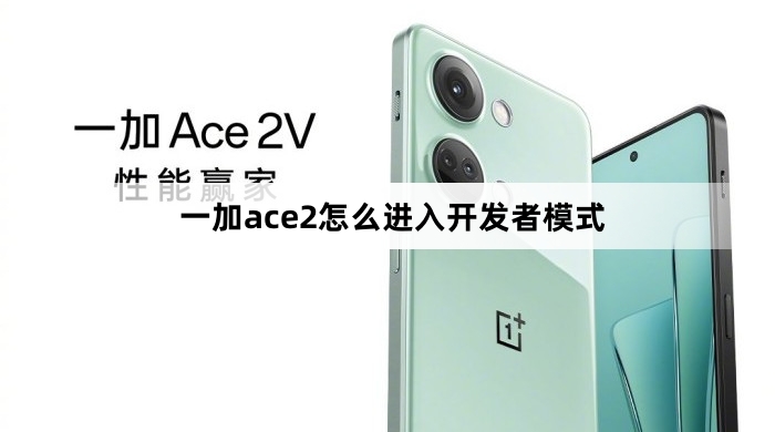 一加ace2如何进入开发者模式