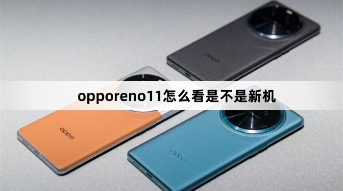 opporeno11如何看是不是新机
