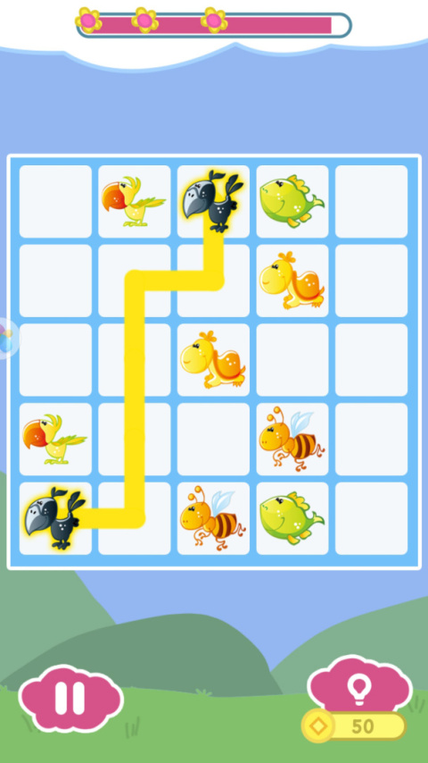 宝宝爱连线小游戏