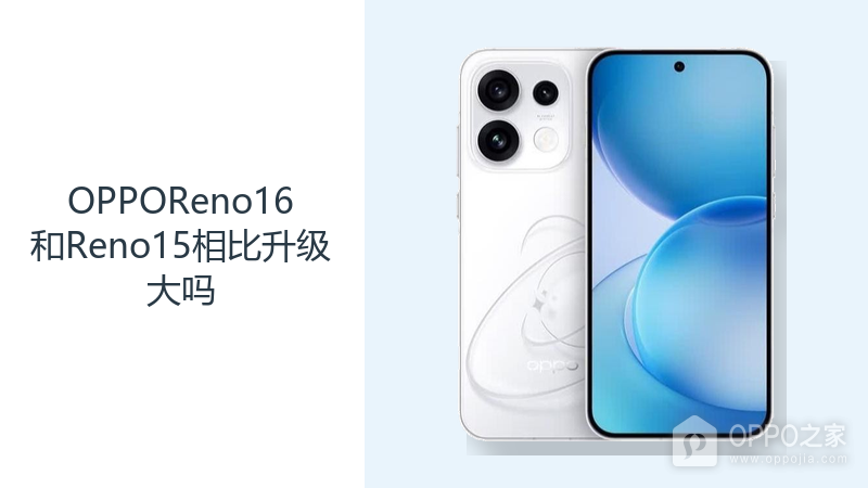 OPPOReno16和Reno15相比升级大吗？影像续航与平台是主要看点