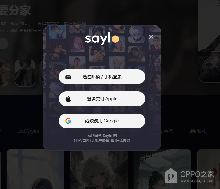 saylo网页版ai入口进入地址 saylo虚拟恋人无限制网址登录入口