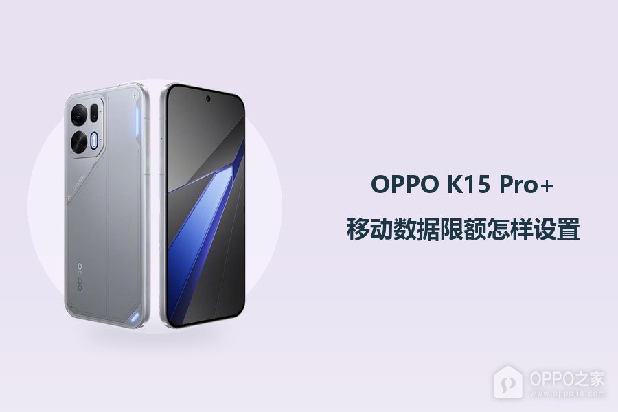 OPPO K15 Pro+移动数据限额怎样设置？