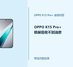 OPPO K15 Pro+锁屏后收不到消息怎么办？后台通知设置检查
