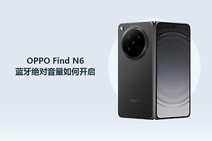 OPPO Find N6蓝牙绝对音量如何开启？