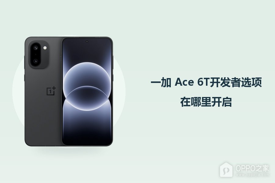 一加 Ace 6T开发者选项在哪里开启？