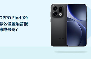 OPPO Find X9怎么设置语音报来电号码？