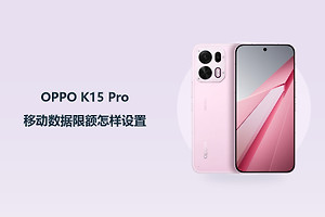 OPPO K15 Pro移动数据限额怎样设置？