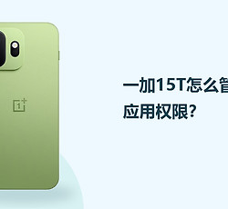 一加15T怎么管理应用权限？
