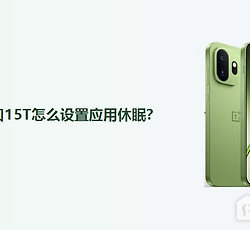 一加15T怎么设置应用休眠？