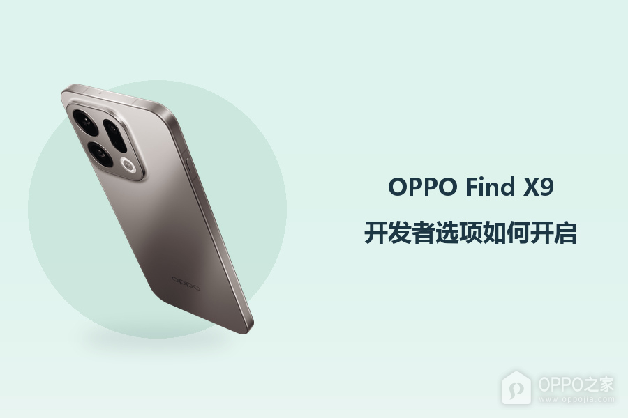 OPPO Find X9开发者选项如何开启？