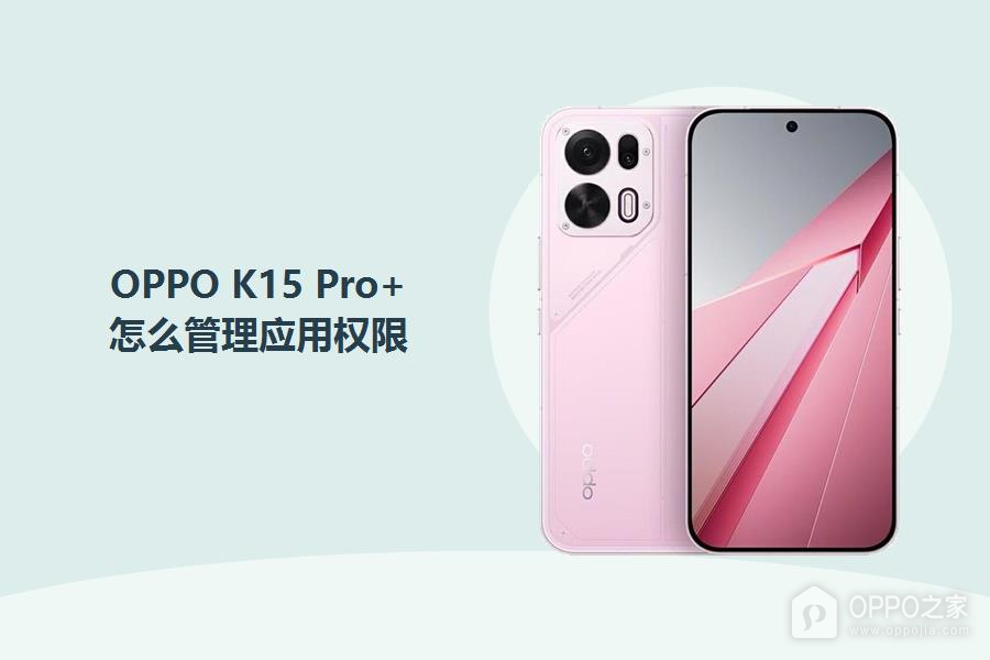 OPPO K15 Pro+怎么管理应用权限？