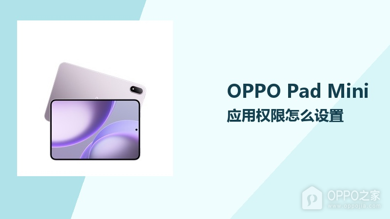 OPPO Pad Mini应用权限设置教程