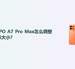 OPPO A7 Pro Max怎么调整显示大小？